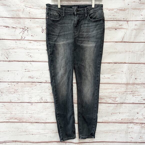 Judy Blue Denim - JUDY BLUE Skinny Fit Washed Black Jeans Sz 11 / 30